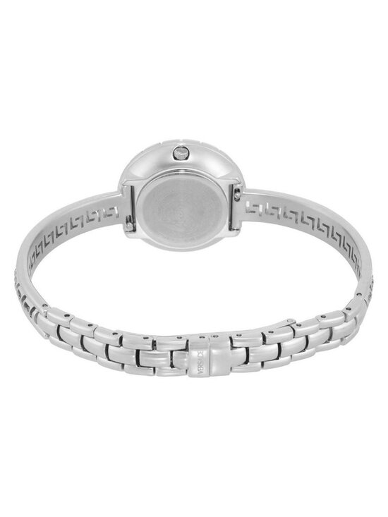 NWT Versace La Greca Quartz Silver Dial Ladies Watch